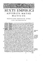 SEXTUS EMPIRICUS
