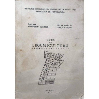 CURS DE LEGUMICULTURA. LEGUMICULTURA SPACIALA