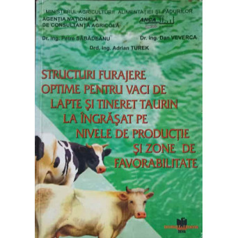 STRUCTURI FURAJERE OPTIME PENTRU VACI DE LAPTE SI TINERET TAURIN LA INGRASAT PE NIVELE DE PRODUCTIE SI ZONE DE FAVORABILITATE