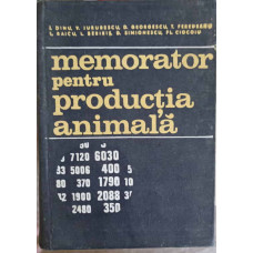 MEMORATOR PENTRU PRODUCTIA ANIMALA