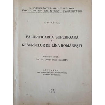 VALORIFICAREA SUPERIOARA A RESURSELOR DE LANA ROMANESTI