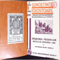 CRESTEREA PASARILOR BOLILE SI LECUIREA LOR