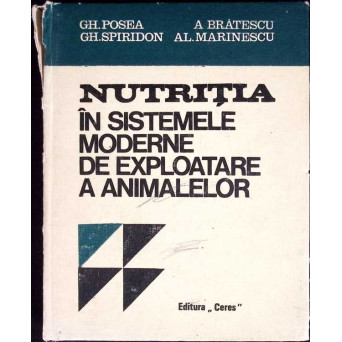 NUTRITIA IN SISTEMELE MODERNE DE EXPLOATARE A ANIMALELOR