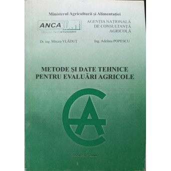 METODE SI DATE TEHNICE PENTRU EVALUARI AGRICOLE