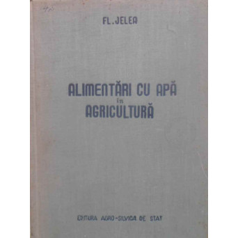 ALIMENTARI CU APA IN AGRICULTURA