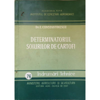 DETEMINATORUL SOIURILOR DE CARTOFI. INDRUMARI TEHNICE DETEMINATORUL SOIURILOR DE CARTOFI. INDRUMARI TEHNICE