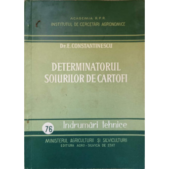 DETEMINATORUL SOIURILOR DE CARTOFI. INDRUMARI TEHNICE