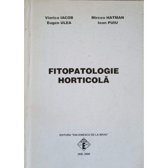 FITOPATOLOGIE HORTICOLA