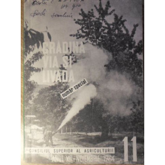 GRADINA, VIA SI LIVADA, REVISTA DE STIINTE SI PRACTICA HORTIVITICOLA, NOIEMBRIE 1964