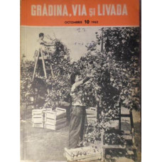 GRADINA, VIA SI LIVADA, REVISTA DE STIINTE SI PRACTICA HORTIVITICOLA, OCTOMBRIE 1962
