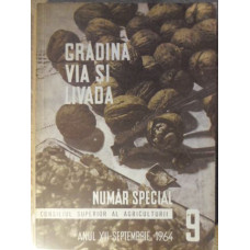 GRADINA, VIA SI LIVADA, REVISTA DE STIINTE SI PRACTICA HORTIVITICOLA, SEPTEMBRIE 1964