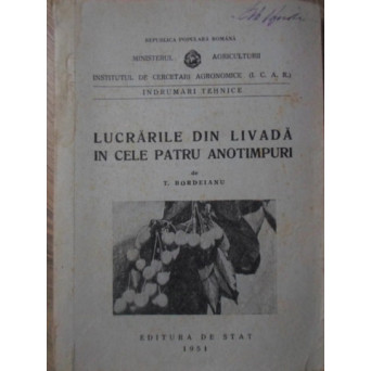 LUCRARILE DIN LIVADA IN CELE PATRU ANOTIMPURI