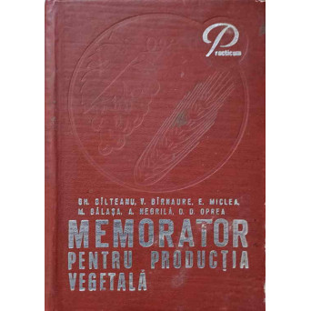 MEMORATOR PENTRU PRODUCTIA VEGETALA
