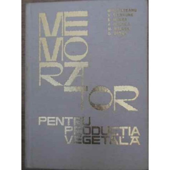 MEMORATOR PENTRU PRODUCTIA VEGETALA
