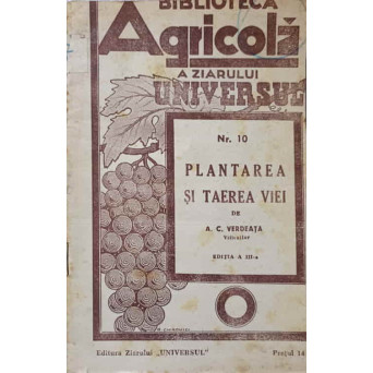 PLANTAREA SI TAIEREA VIEI