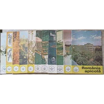 REVISTA APICULTURA IN ROMANIA PE ANUL 1992 NR.1, 2, 3, 4, 5, 6, 7, 8, 9, 11, 12