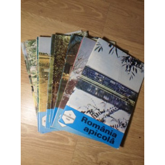 REVISTA ROMANIA APICOLA. 12 NUMERE, SET INTEGRAL PE ANUL 1990