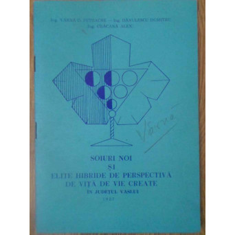 SOIURI NOI SI ELITE HIBRIDE DE PERSPECTIVA DE VITA DE VIE CREATE IN JUDETUL VASLUI