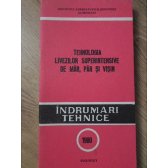 TEHNOLOGIA LIVEZILOR SUPERINTENSIVE DE MAR, PAR SI VISIN
