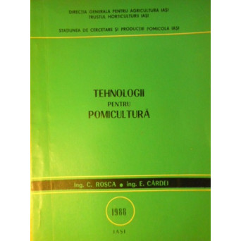 TEHNOLOGII PENTRU POMICULTURA