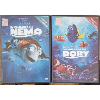 SET 2 DVD-URI IN CAUTAREA LUI NEMO; IN CAUTAREA LUI DORY VOL.1-2