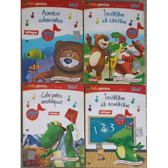 SET 4 DVD-URI MILUPA, NUTRITIE ECHILIBRATA PENTRU O CRESTERE SANATOASA