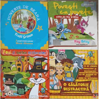 SET 4 CD-URI POVESTI SI ACTIVITATI COPII