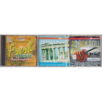 SET 3 CD-URI MUZICA INTERNATIONALA: ROCK'N'ROLL, ZORBA'S DANCE, FRESH MUSIC