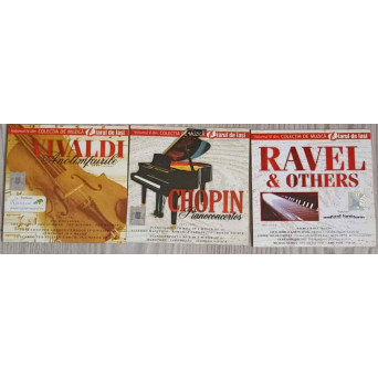 SET 3 CD-URI MUZICA CLASICA: VIVALDI, CHOPIN, RAVEL