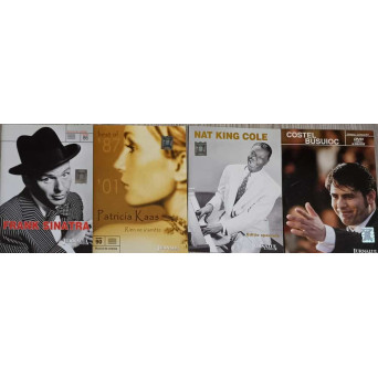 SET 4 CD-URI MUZICA INTERNATIONALA (COSTEL BUSUIOC, NAT KING COLE, PATRICIA KAAS, FRANK SINATRA)