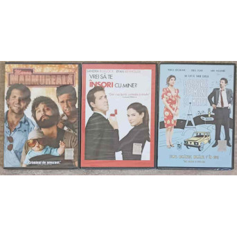 LOT 3 DVD-URI FILME COMEDIE: MAREA MAHMUREALA; VREI SA TE INSORI CU MINE?' DESPRE OAMENI SI MELCI