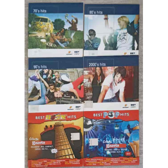 LOT 6 CD-URI HITURI ANII 70, 80, 90, 2000, BEST POP HITS, BEST ROCK HITS