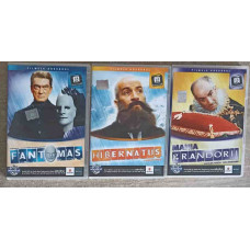 SET 3 DVD-URI FILME: FILMELE ADEVARUL: FANTOMAS, HIBERNATUS, MANIA GRANDORII