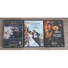 LOT 3 DVD-URI FILME: IUBIRE INTERZISA, NUNTA A LA GREC, LABIRINTUL PASIUNII