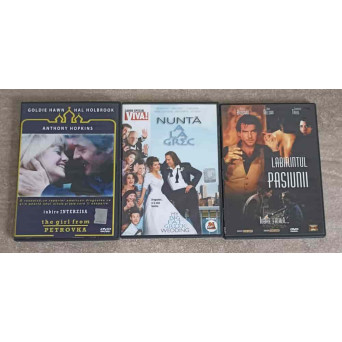 LOT 3 DVD-URI FILME: IUBIRE INTERZISA, NUNTA A LA GREC, LABIRINTUL PASIUNII
