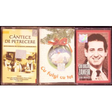 LOT 3 CASETE AUDIO MUZICA ROMANEASCA