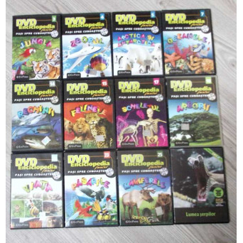 LOT 12 DVD-URI ENCICLOPEDIA JUNIOR - PASI SPRE CUNOASTERE