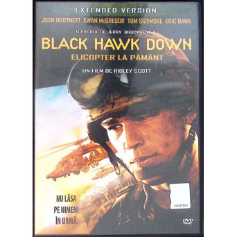 DVD FILM: BLACK HAWK DOWN. ELICOPTER LA PAMANT