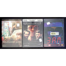 3 DVD-URI FILME: RATACITI PRINTRE CUVINTE; RAZBUNAREA GEMENILOR; 