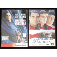 2 DVD-URI FILME: NUME DE COD: MERCURY; OPERATIUNEA PANDORA