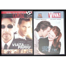 2 DVD-URI FILME: VIATA CA UN PARIU, LEGILE ATRACTIEI