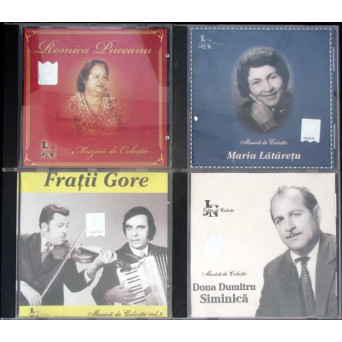 LOT 4 CD-URI MUZICA ROMANEASCA: ROMICA PUCEANU, MARIA LATARETU, FRATII GORE, DONA DUMITRU SIMINICA
