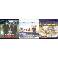 LOT 3 DVD-URI: FAHRENHEIT 9/11 , GIGANTII , CUTREMURELE