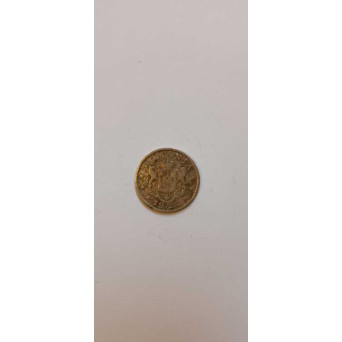 MONEDA CUPRU-NICHEL, ROMANIA 1924 - 1 LEU
