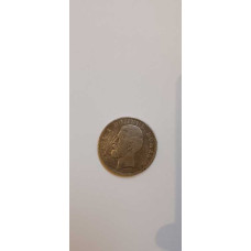 MONEDA ARGINT CAROL I, DOMN AL ROMANIEI, 5 LEI 1880