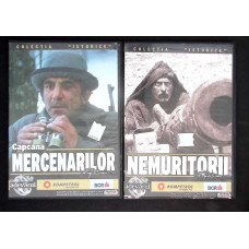 2 DVD-URI FILME COLECTIA ISTORICE: CAPCANA MERCENARILOR; NEMURITORII
