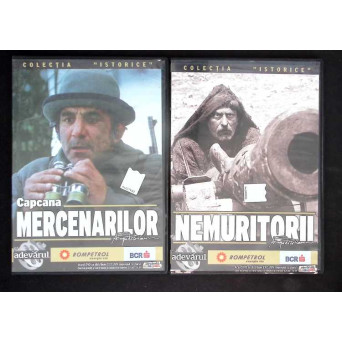 2 DVD-URI FILME COLECTIA ISTORICE: CAPCANA MERCENARILOR; NEMURITORII