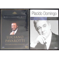 2 DVD-URI MUZICA: LUCIANO PAVAROTTI, PLACIDO DOMINGO