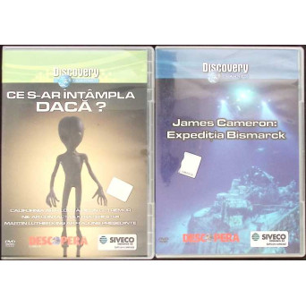 2 DVD-URI DISCOVERY: CE S-AR INTAMPLA DACA; JAMES CAMERON - EXPEDITIA BISMARCK