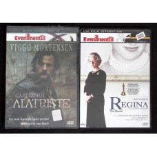 2 DVD-URI FILME: CAPITANUL ALATRISTE; REGINA